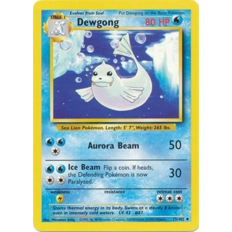 Dewgong (25/102) [Base Set Unlimited]
