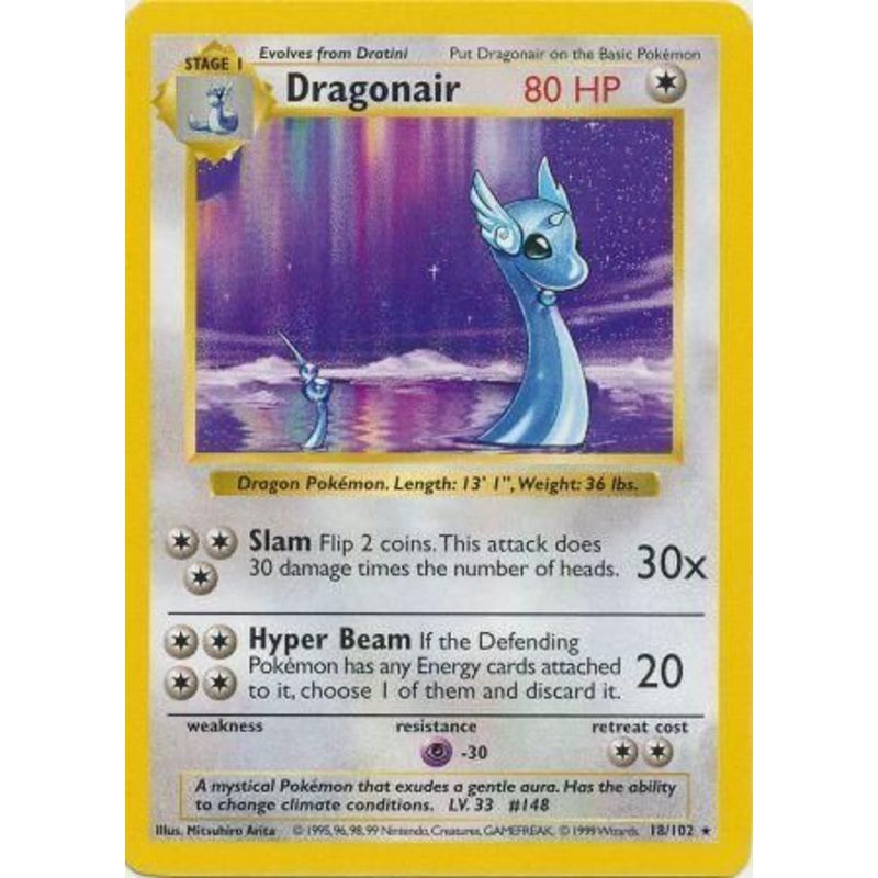 Dragonair (18/102) [Base Set Shadowless Unlimited]