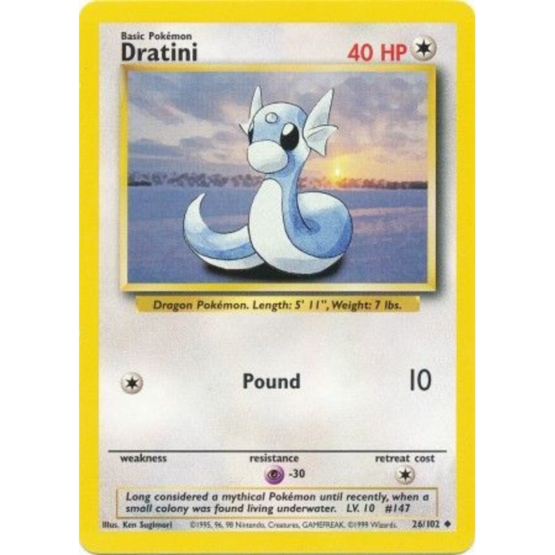 Dratini (26/102) [Base Set Unlimited]