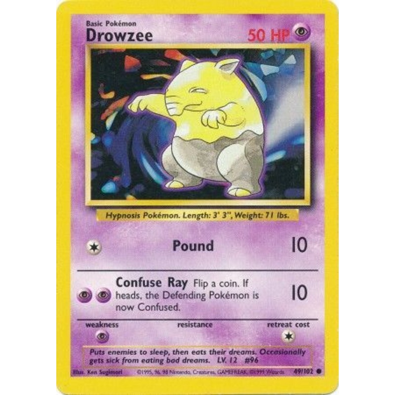 Drowzee (49/102) [Base Set Unlimited]
