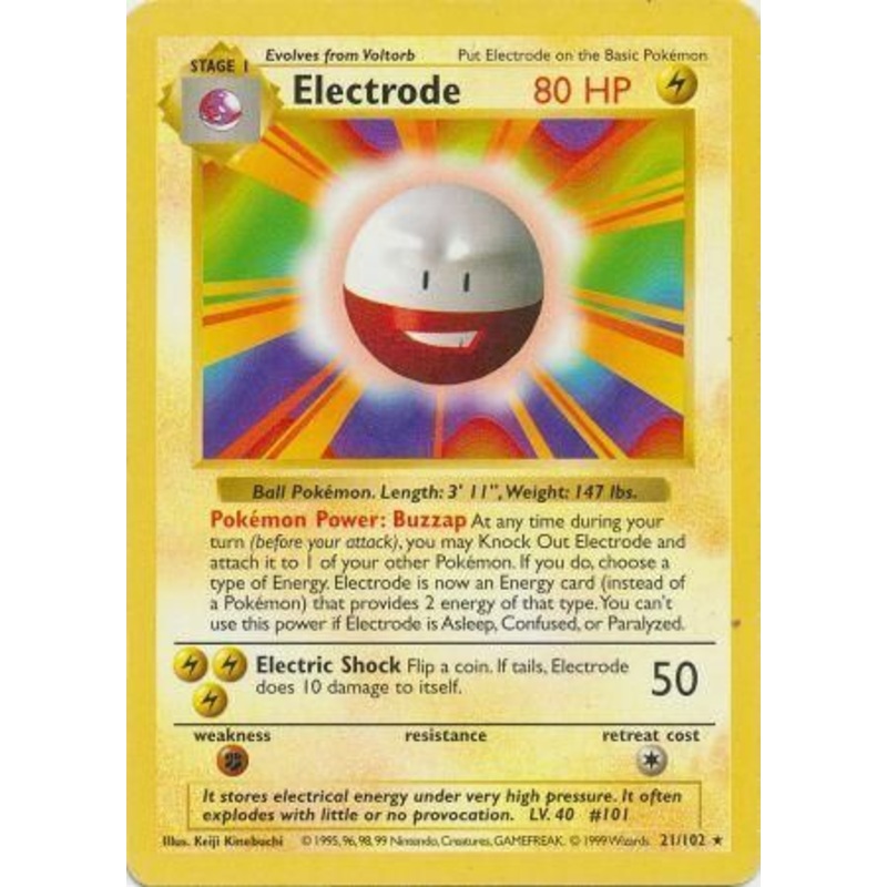 Electrode (21/102) [Base Set Shadowless Unlimited]
