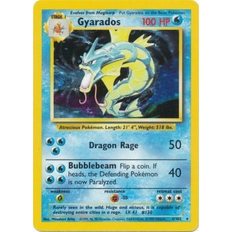 Gyarados (6/102) [Base Set Unlimited]