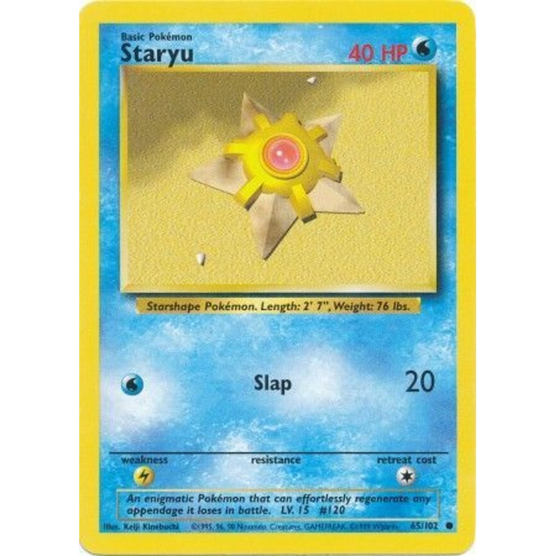 Staryu (65/102) [Base Set Unlimited]