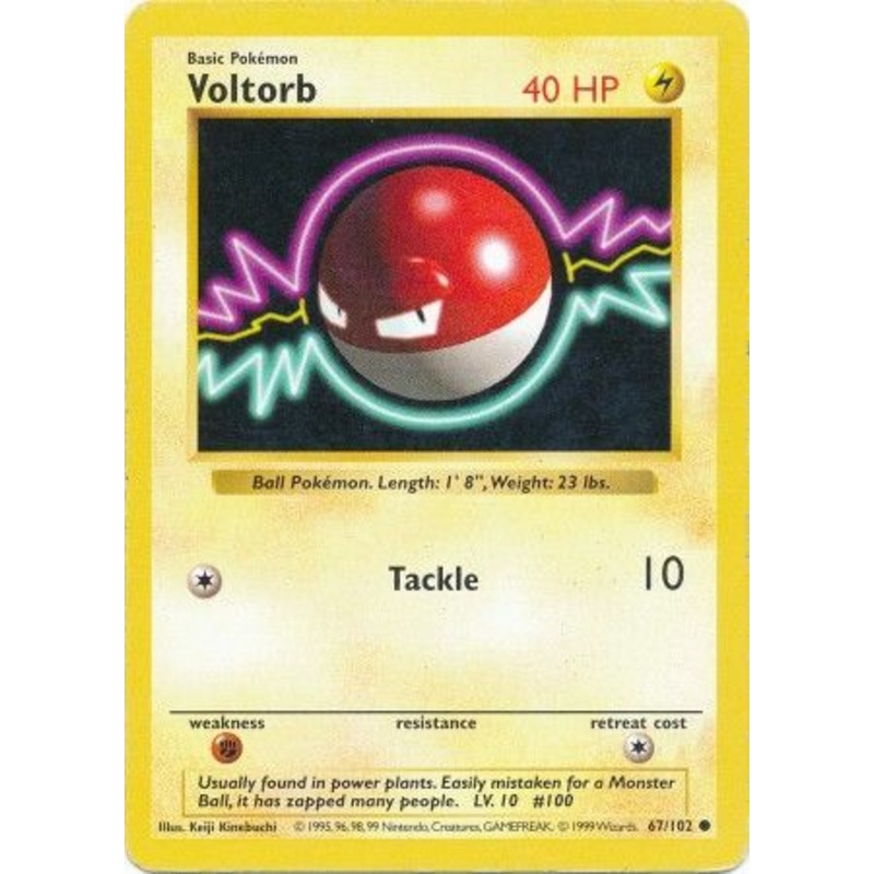 Voltorb (67/102) [Base Set Shadowless Unlimited]