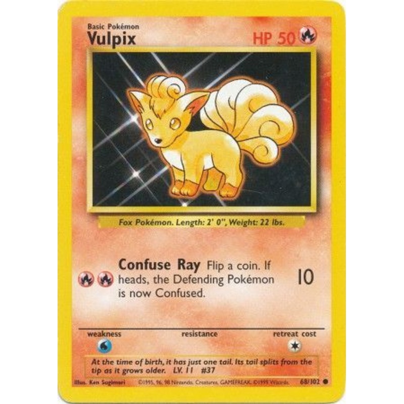 Vulpix (68/102) [Base Set Unlimited]