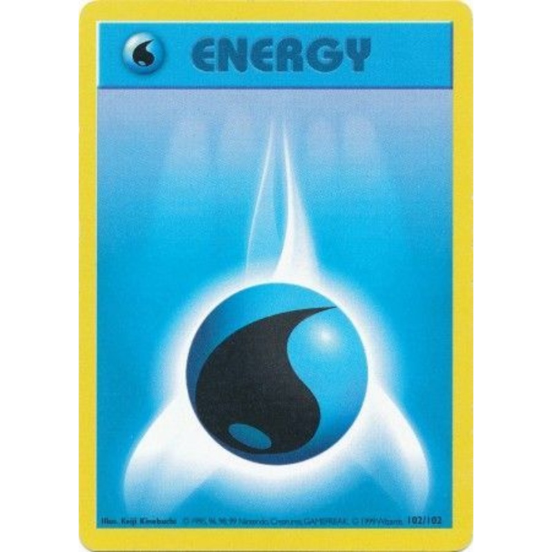 Water Energy (102/102) [Base Set Shadowless Unlimited]