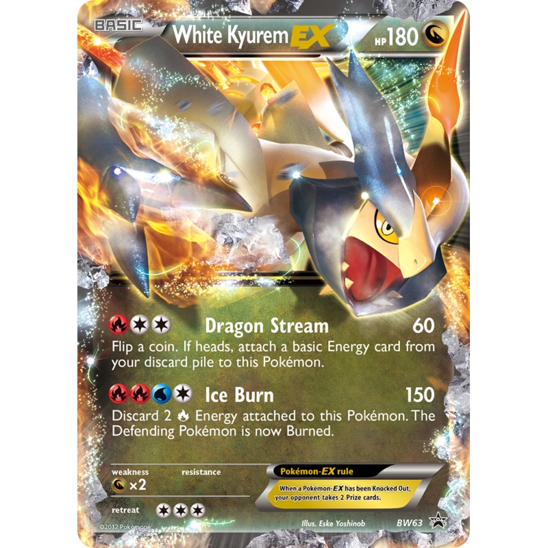 White Kyurem EX (BW63) [Black & White: Black Star Promos]