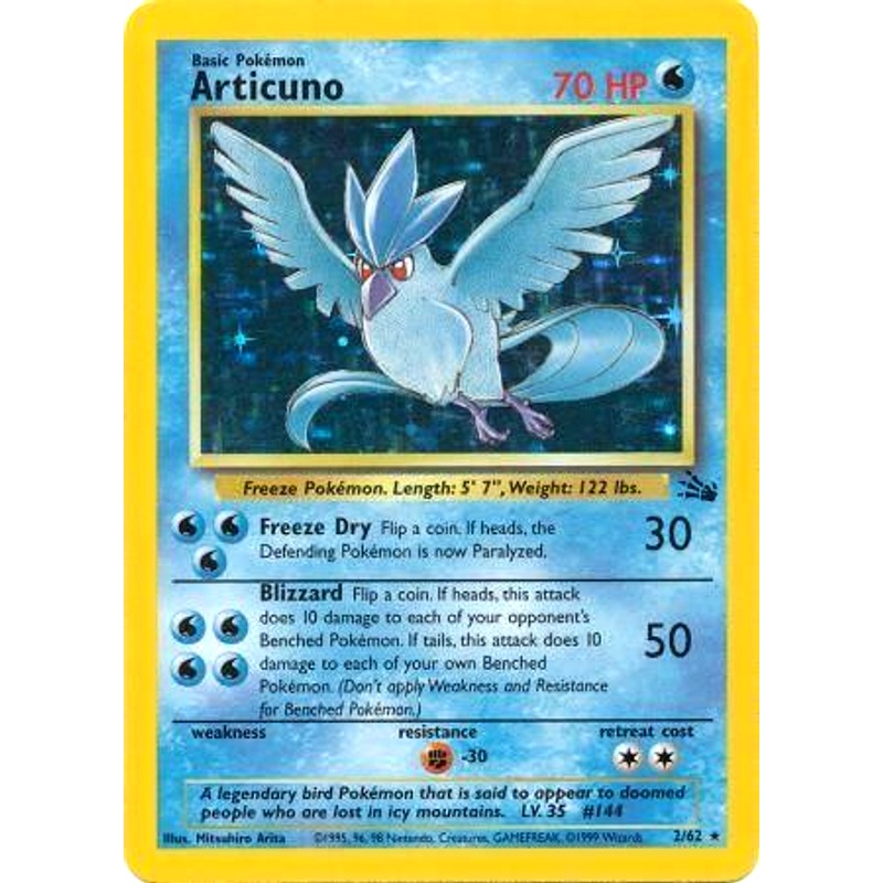 Articuno (2/62) [Fossil Unlimited]