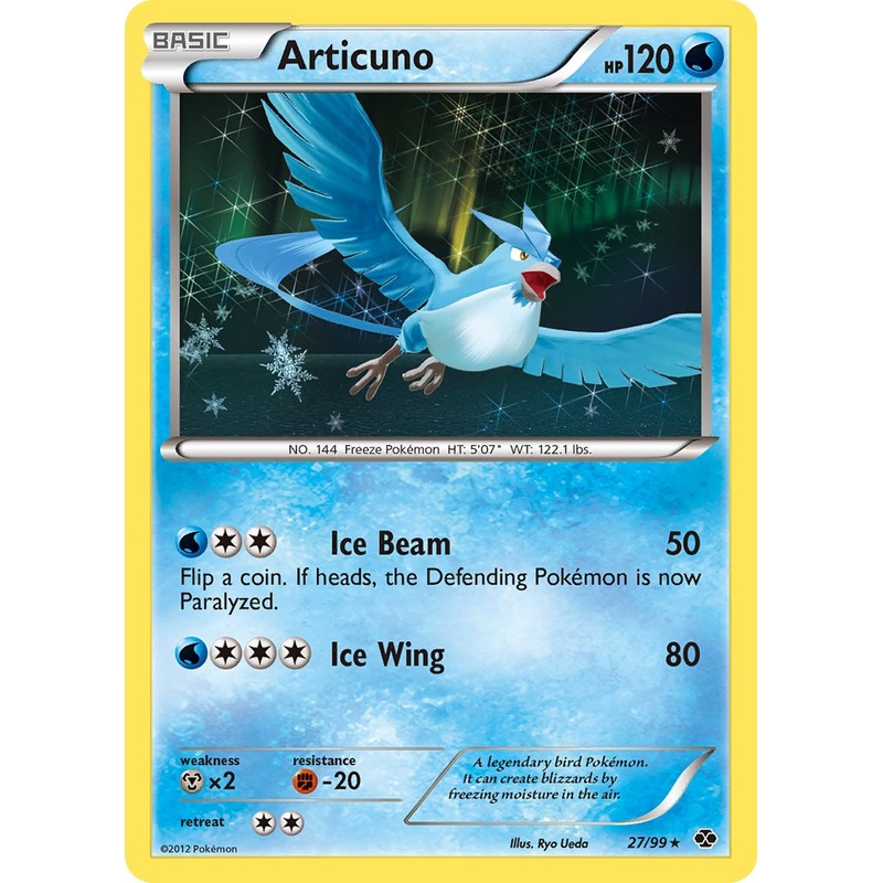 Articuno (27/99) (Blister Exclusive) [Black & White: Next Destinies]