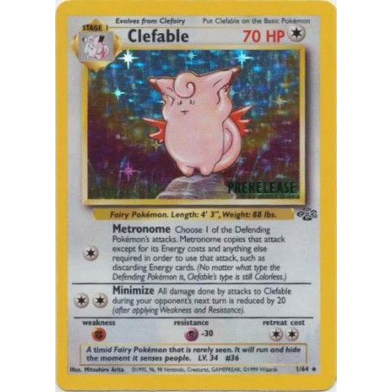 Clefable (1/64) (Prerelease Promo) [Jungle Unlimited]