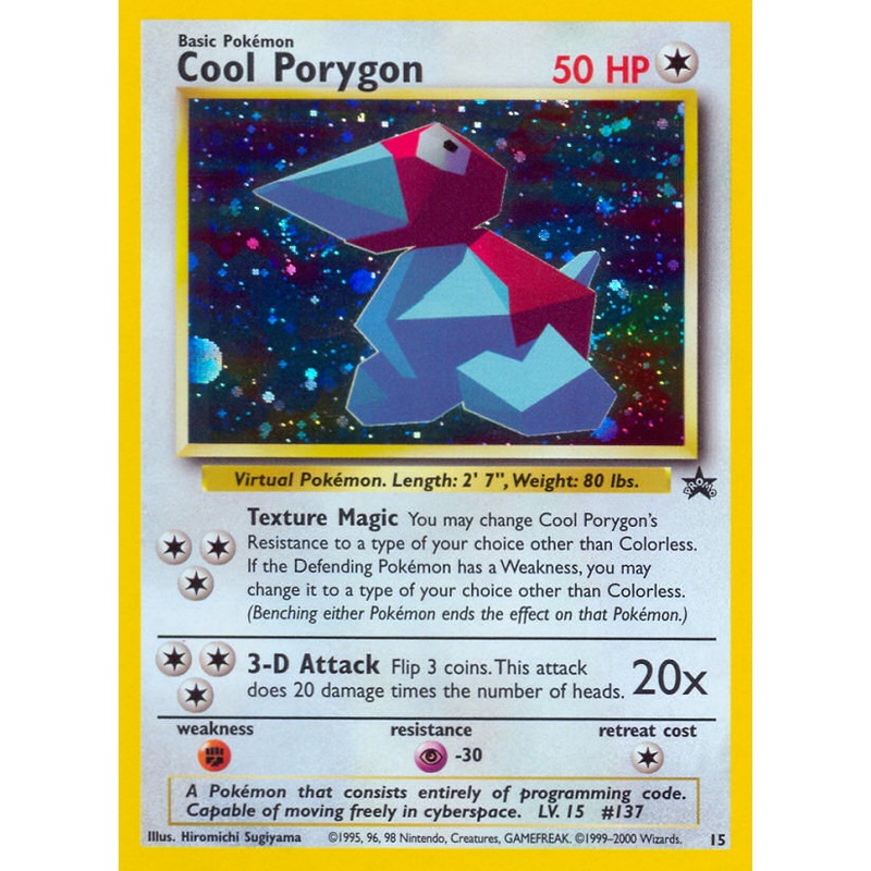 Cool Porygon (15) [Wizards of the Coast: Black Star Promos]