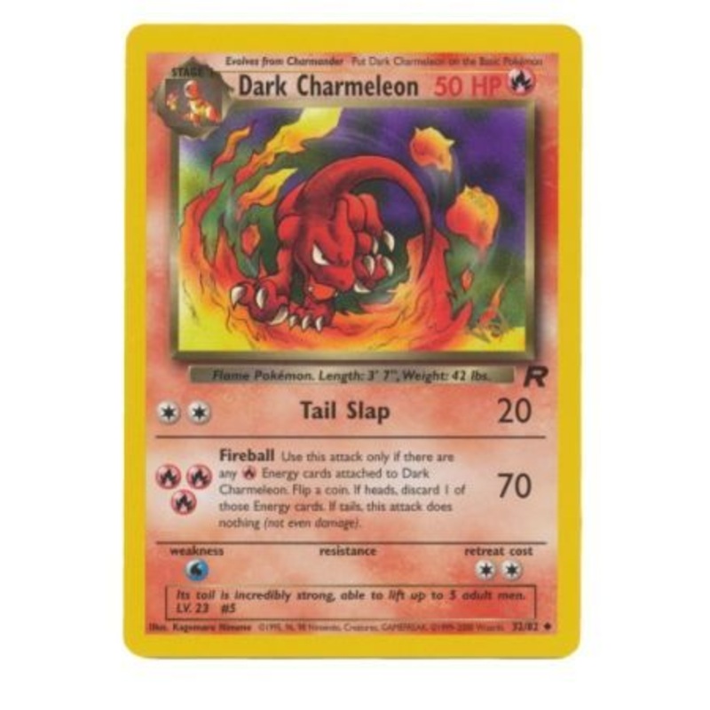Dark Charmeleon (32/82) (W Stamped Promo) [Team Rocket Unlimited]