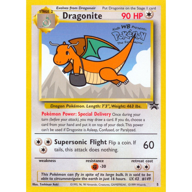 Dragonite (5) [Wizards of the Coast: Black Star Promos]