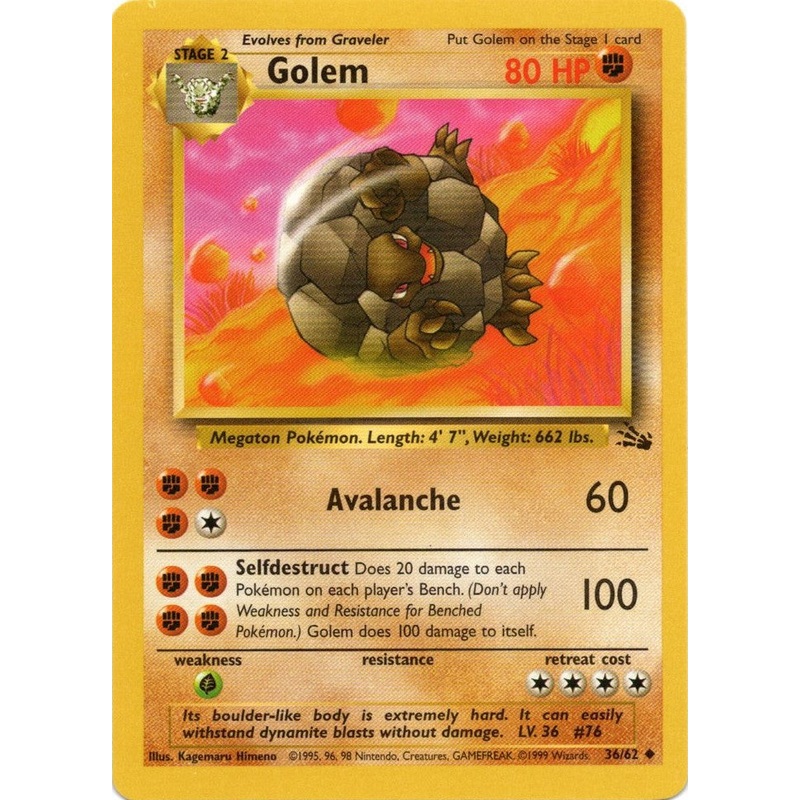 Golem (36/62) [Fossil Unlimited]