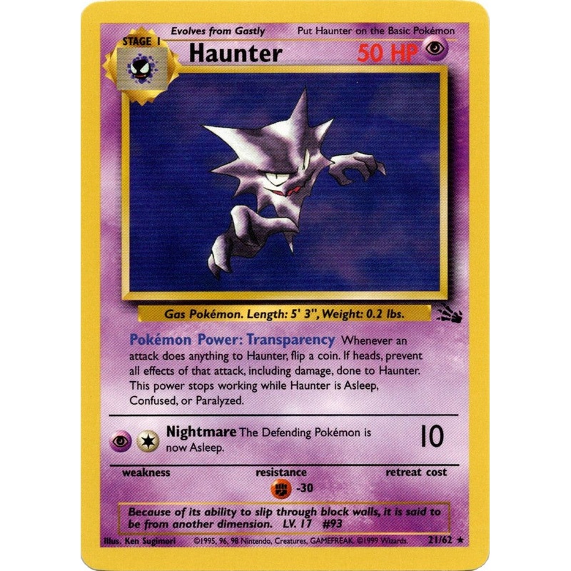 Haunter (21/62) [Fossil Unlimited]