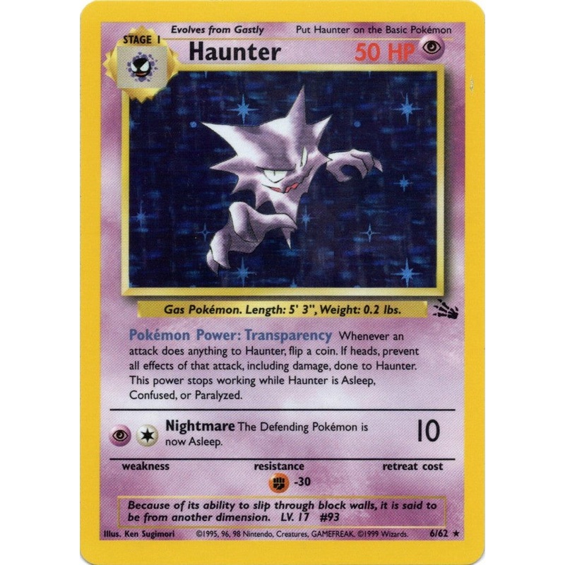 Haunter (6/62) [Fossil Unlimited]