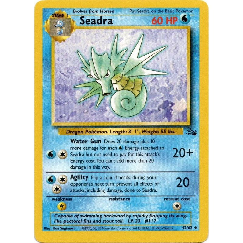 Seadra (42/62) [Fossil Unlimited]