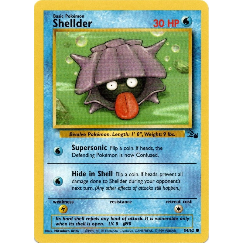 Shellder (54/62) [Fossil Unlimited]