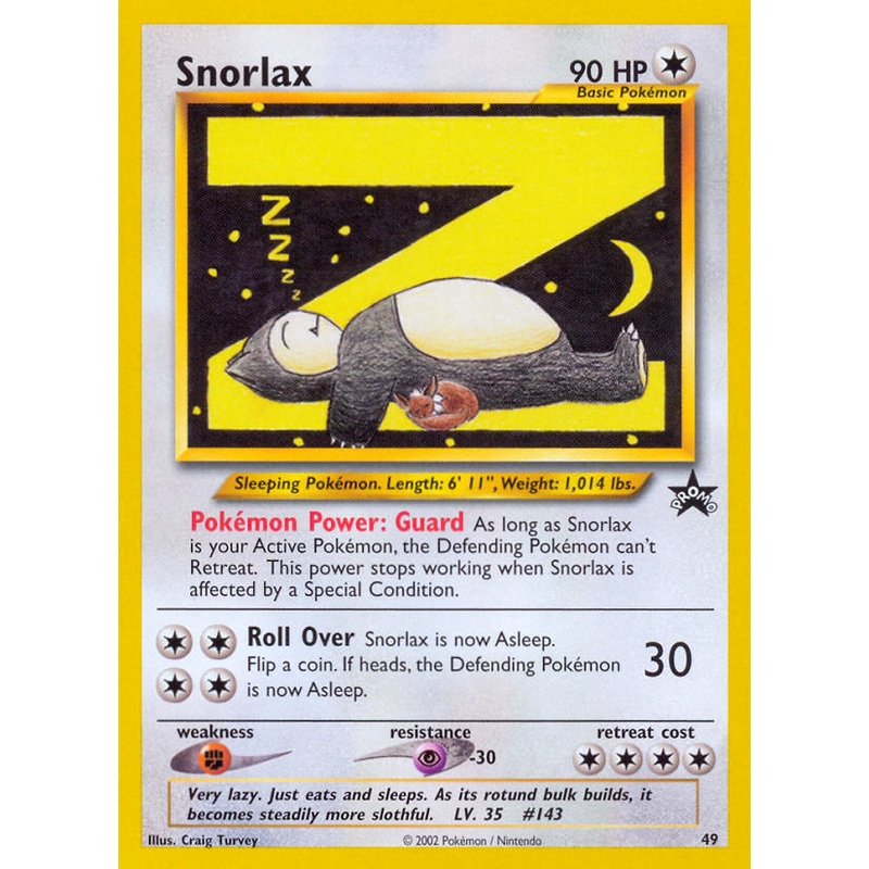 Snorlax (49) [Wizards of the Coast: Black Star Promos]