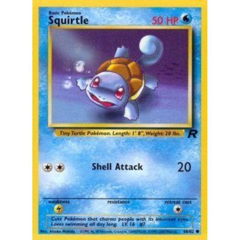 Squirtle (68/82) [Team Rocket Unlimited]