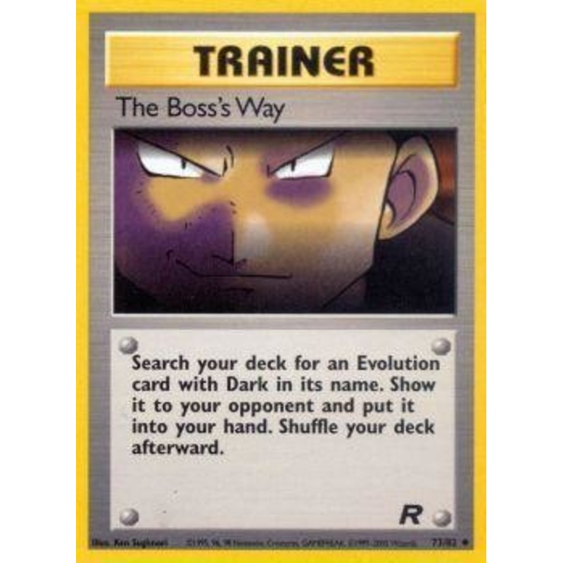 The Boss's Way (73/82) [Team Rocket Unlimited]