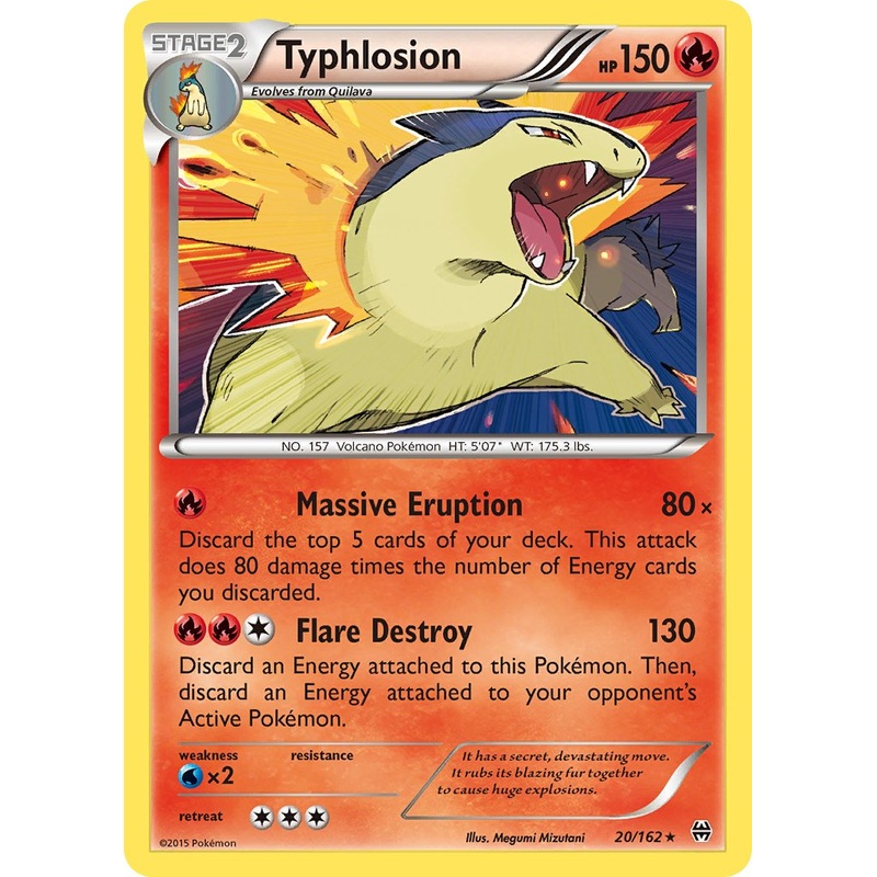 Typhlosion (20/162) (Cosmos Holo) (Blister Exclusive) [XY: BREAKthrough]