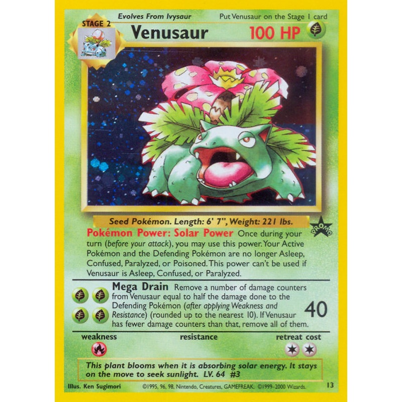 Venusaur (13) [Wizards of the Coast: Black Star Promos]