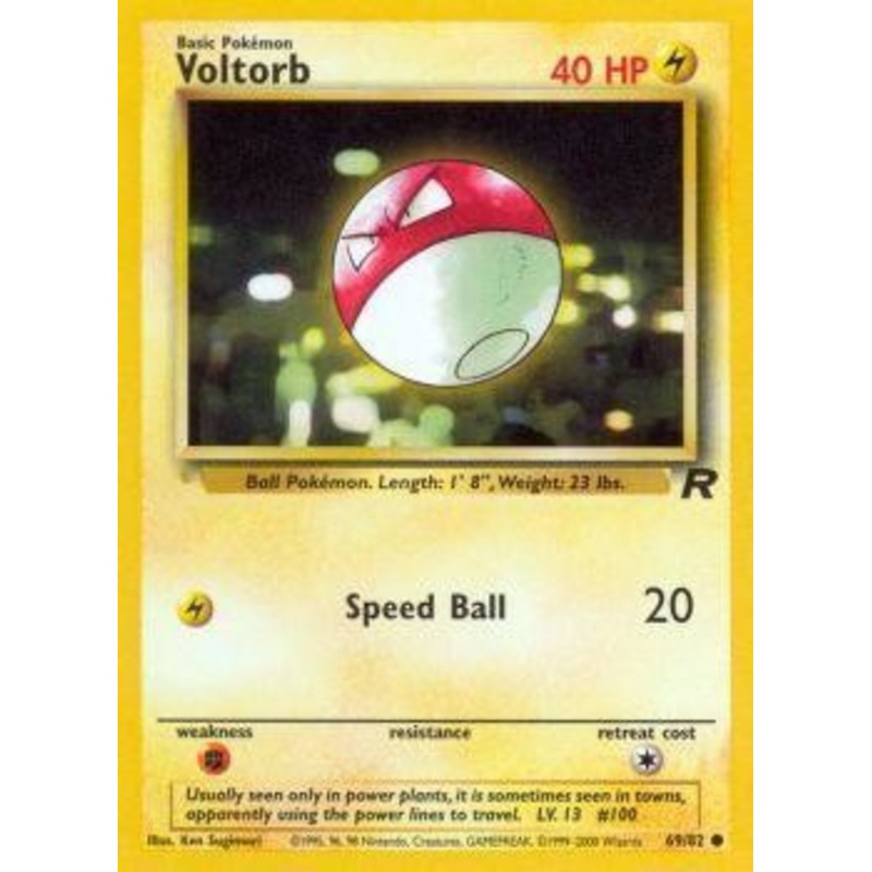 Voltorb (69/82) [Team Rocket Unlimited]