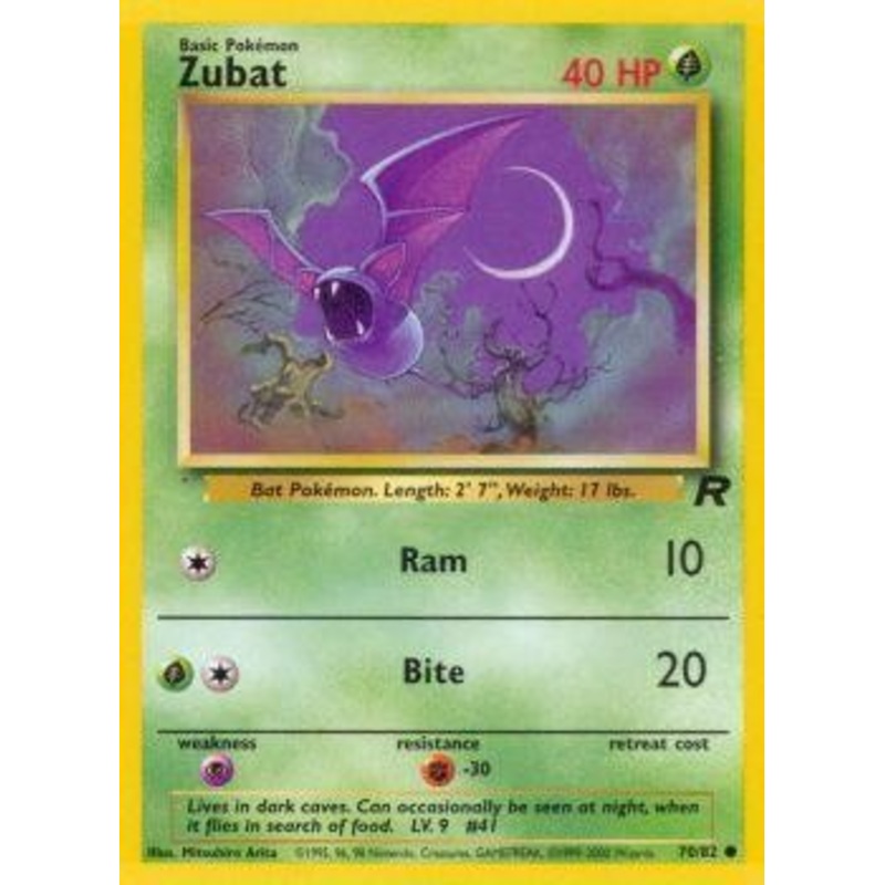Zubat (70/82) [Team Rocket Unlimited]