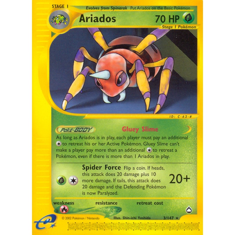 Ariados (3/147) [Aquapolis]