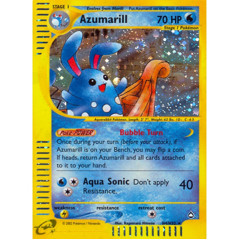 Azumarill (H4/H32) [Aquapolis]