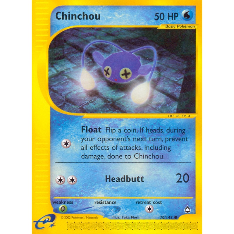 Chinchou (70/147) [Aquapolis]