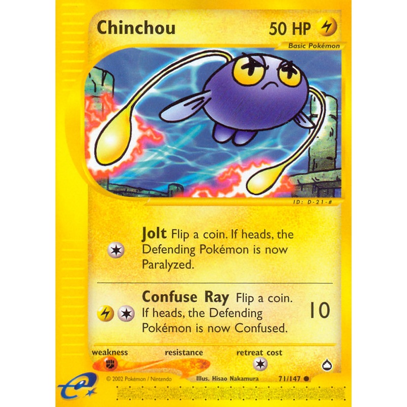 Chinchou (71/147) [Aquapolis]
