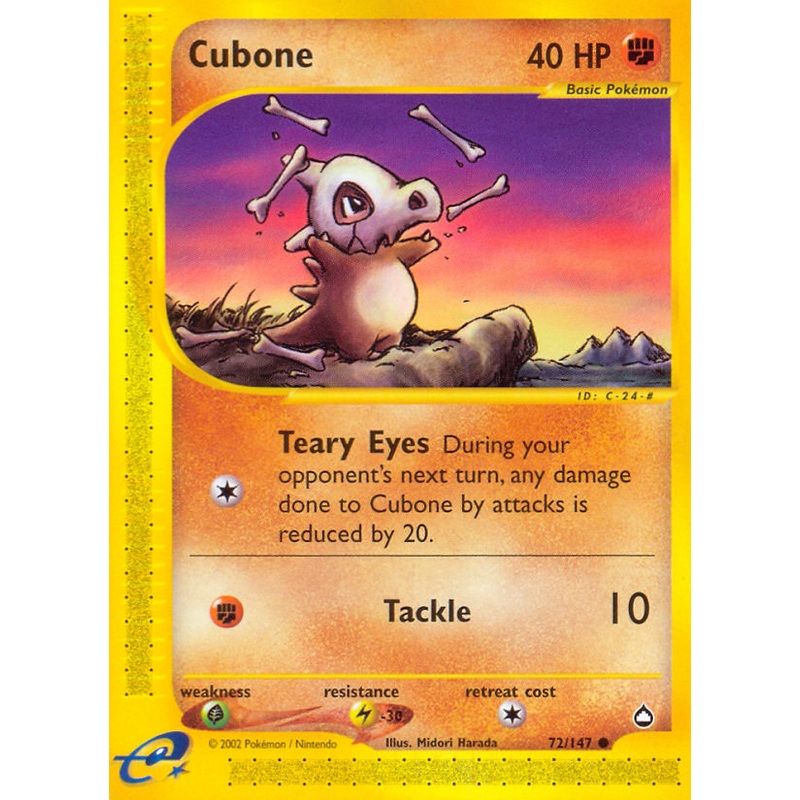 Cubone (72/147) [Aquapolis]