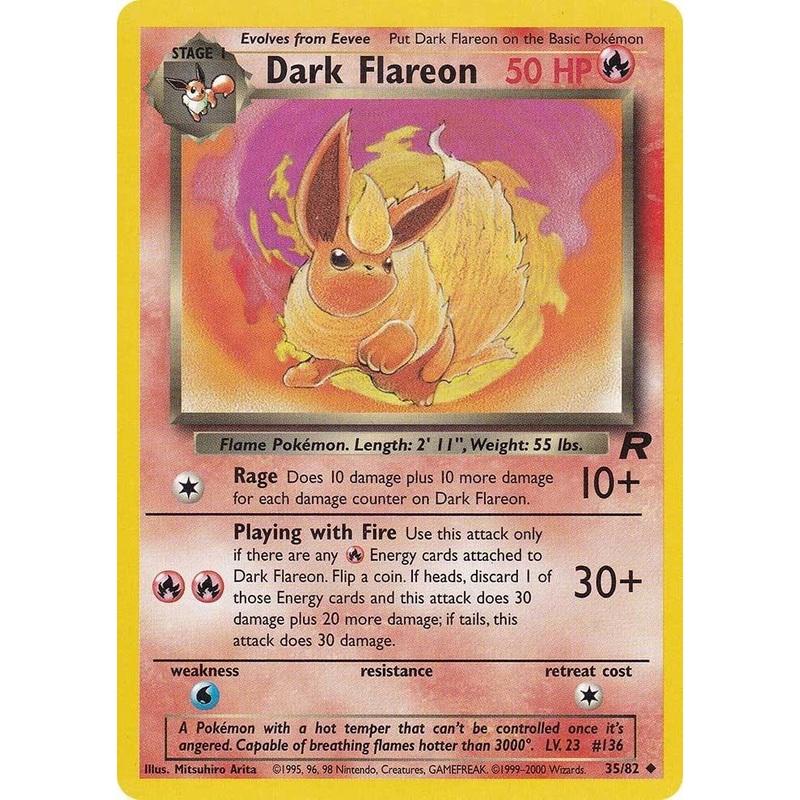 Dark Flareon (35/82) [Team Rocket Unlimited]