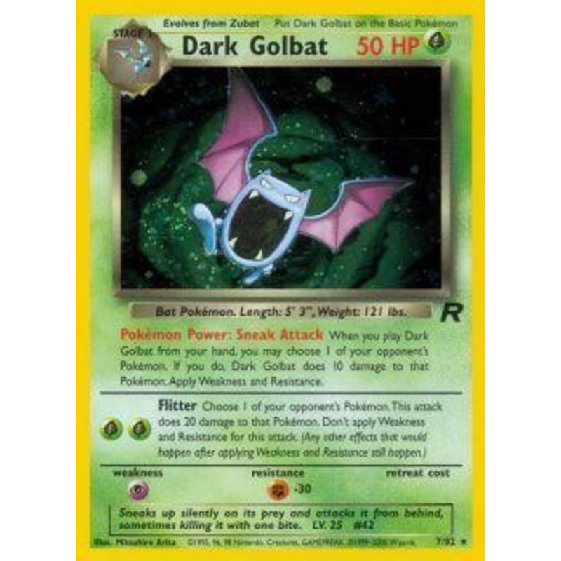 Dark Golbat (7/82) [Team Rocket Unlimited]