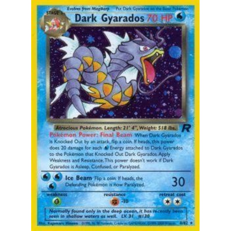 Dark Gyarados (8/82) [Team Rocket Unlimited]