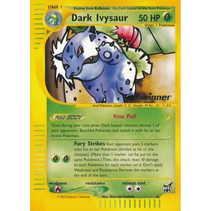 Dark Ivysaur (6) (Winner) [Best of Promos]