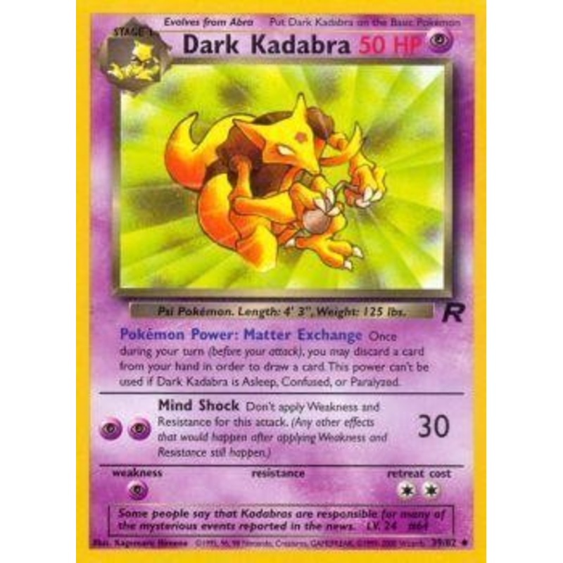 Dark Kadabra (39/82) [Team Rocket Unlimited]