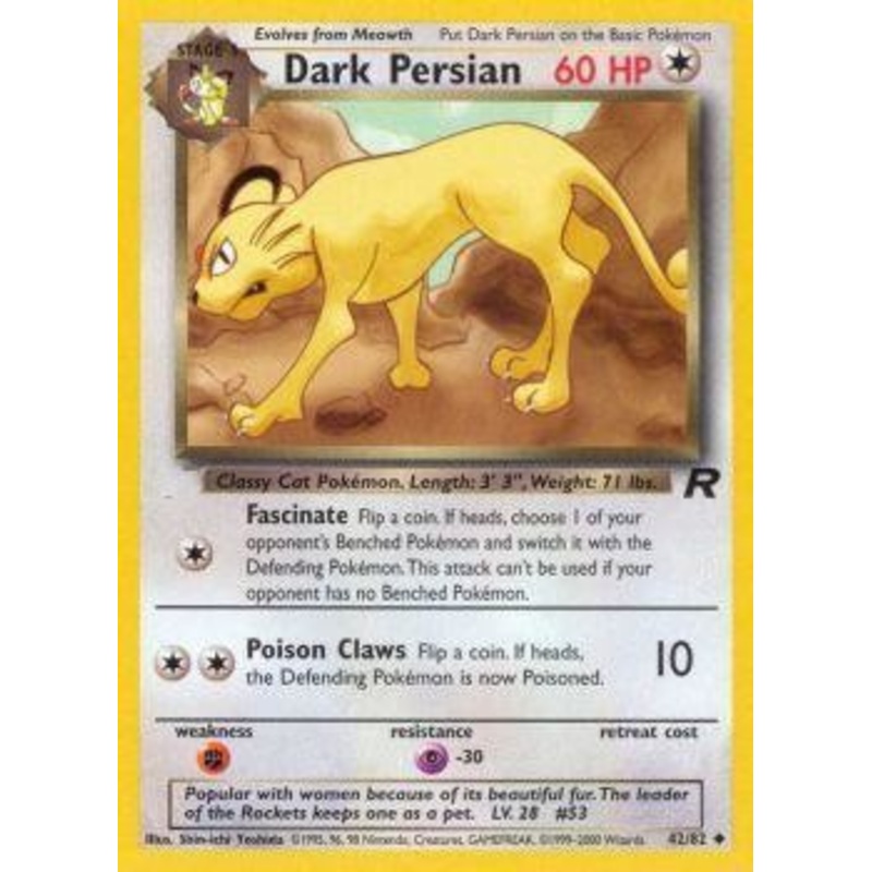 Dark Persian (42/82) [Team Rocket Unlimited]