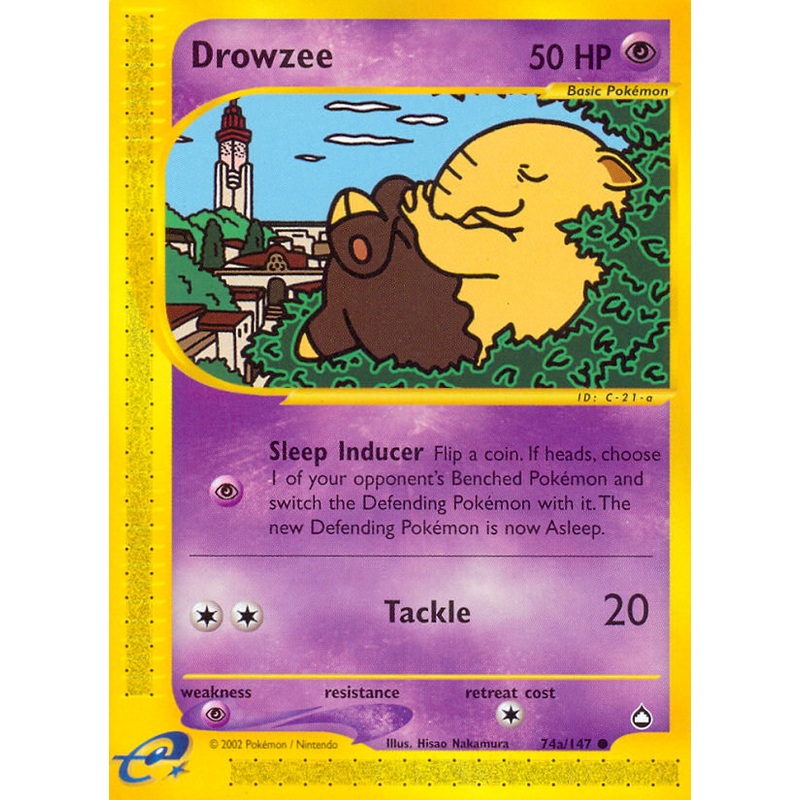Drowzee (74a/147) [Aquapolis]