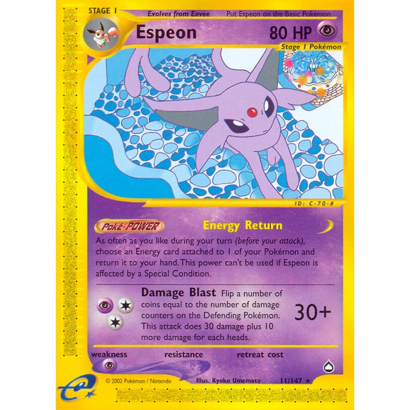 Espeon (11/147) [Aquapolis]
