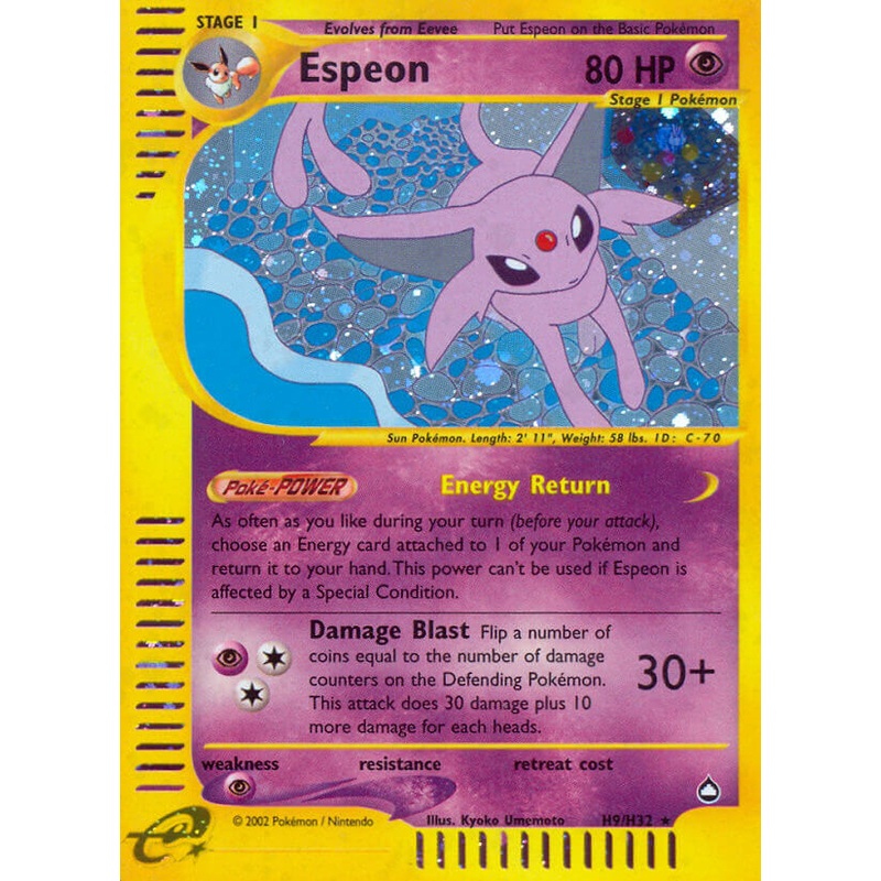 Espeon (H9/H32) [Aquapolis]