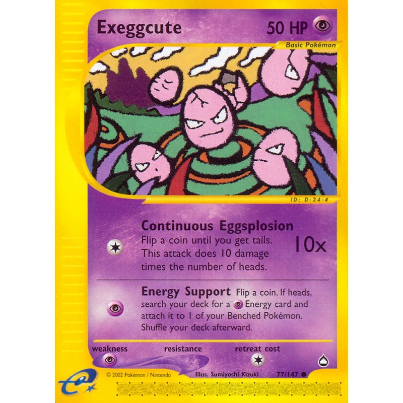 Exeggcute (77/147) [Aquapolis]