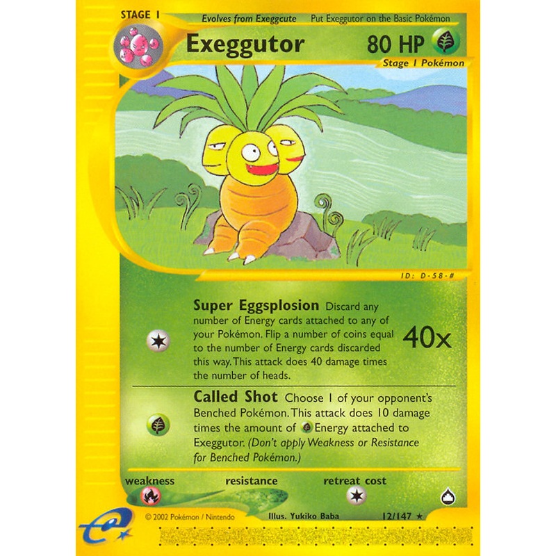 Exeggutor (12/147) [Aquapolis]