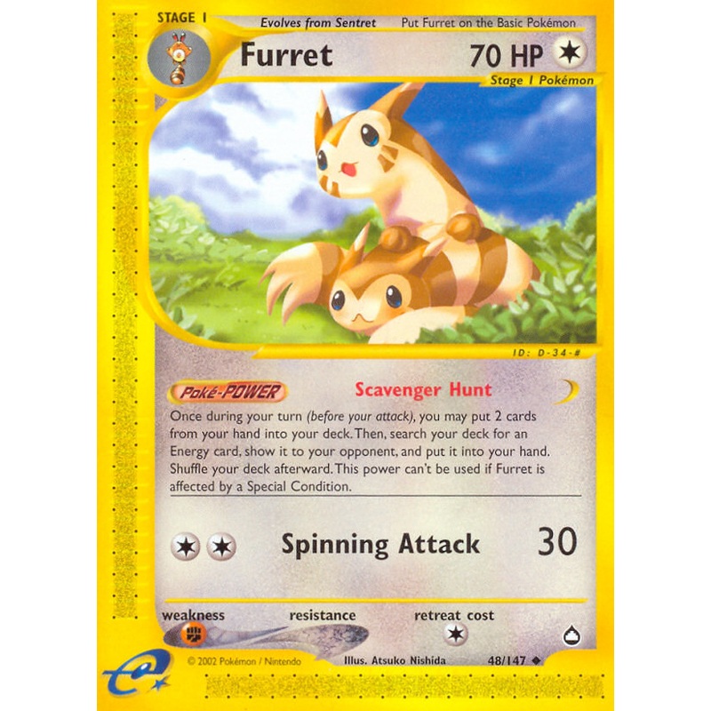 Furret (48/147) [Aquapolis]