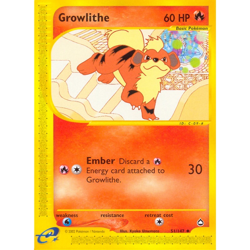 Growlithe (51/147) [Aquapolis]