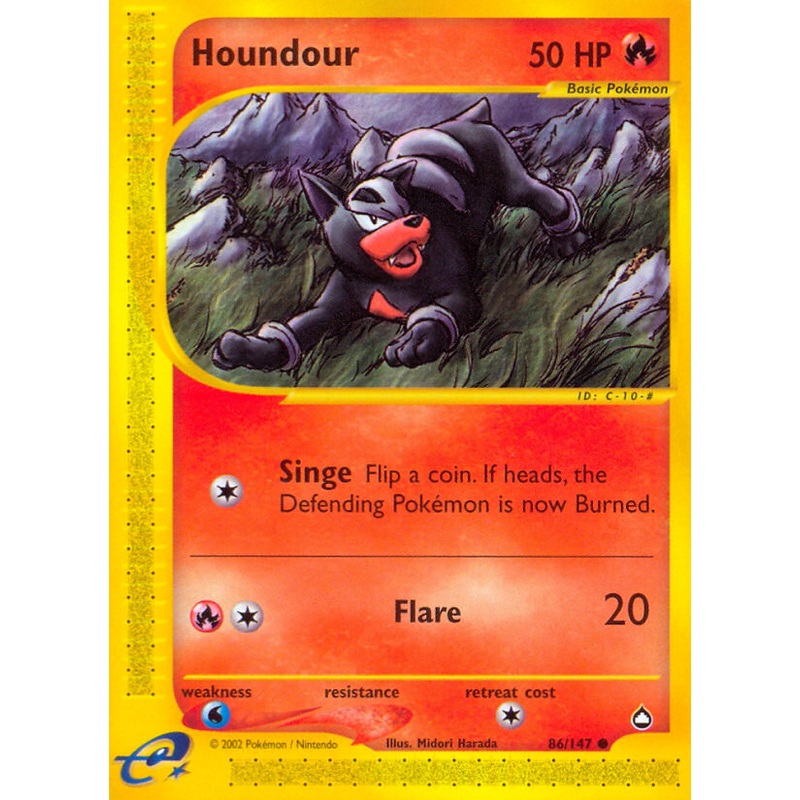 Houndour (86/147) [Aquapolis]