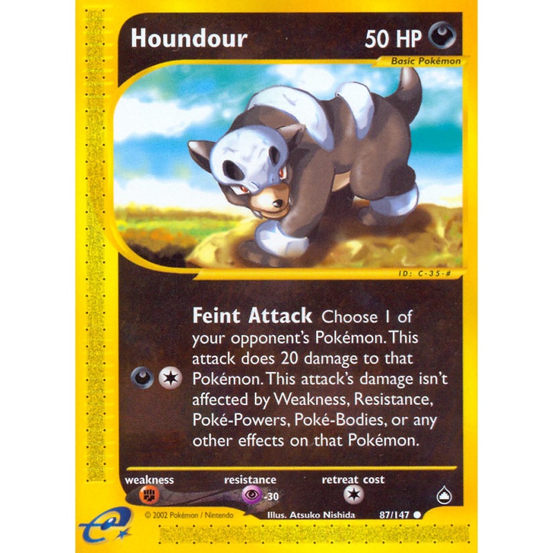 Houndour (87/147) [Aquapolis]