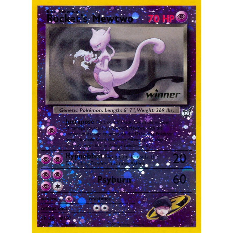 Rocket's Mewtwo (8) [Best of Promos]